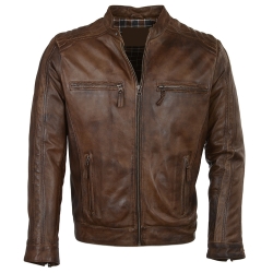 Men Leather Fashion Jacket