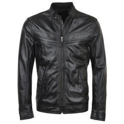 Men Leather Fashion Jacket