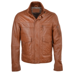 Men Leather Fashion Jacket