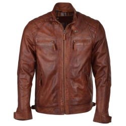 Men Leather Fashion Jacket