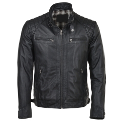 Men Leather Fashion Jacket